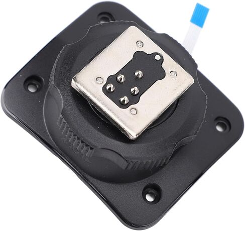 Fabater Hot Shoe Mount Foot, Precise Fit Stable Lightweight for V860II C, Camera Flash Repair Part with ABS Plastic Metal, for Professional Photographers Enthusiasts in Kuwait