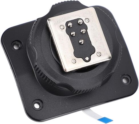 Fabater Hot Shoe Mount Foot, Precise Fit Stable Lightweight for V860II C, Camera Flash Repair Part with ABS Plastic Metal, for Professional Photographers Enthusiasts in Kuwait