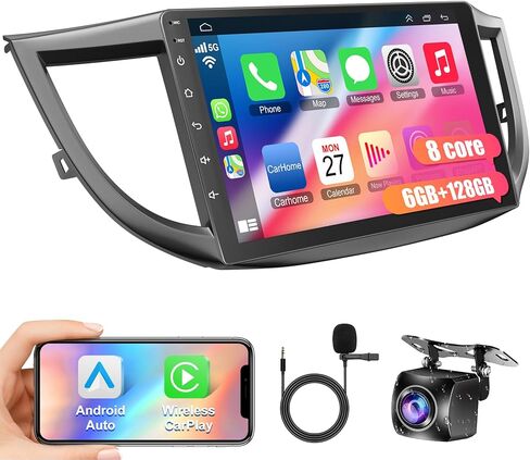 راديو سيارة 8 Core 6GB+128GB لسيارة Honda CRV 2012-2016، ستيريو سيارة بشاشة تعمل باللمس QLED مقاس 10.2 بوصة مع Carplay&Android Auto، WiFi، نظام تحديد المواقع العالمي (GPS)، بلوتوث 5.0، راديو FM&AM in Kuwait