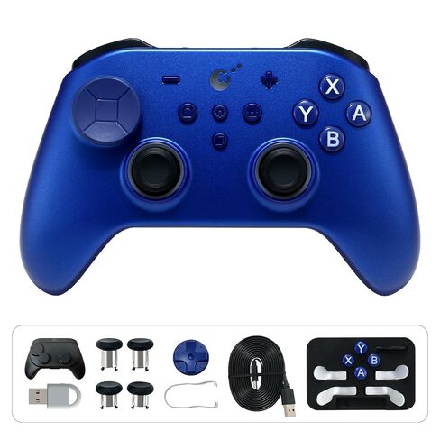 GuliKit TT MAX Revision Wireless Controller for Switch 2/1, PC, Android, iOS, SteamOS with 720° Adjustable Tension TMR Joysticks, 4 Back Buttons, Hyperlink 2 Tech for 2.16ms Low Latency, Switch Wakeup - Black in Kuwait