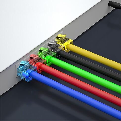 100 حزمة من موصل RJ45 Cat6، ألوان متنوعة و100 حزمة من أحذية تخفيف الضغط Rj45 in Kuwait