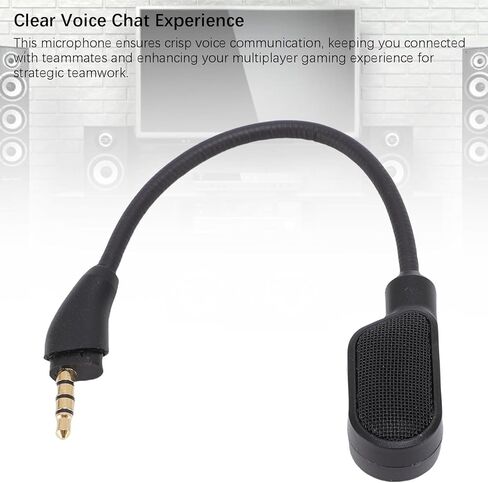 Diyeeni Mic Replacement fits for Hyper X Cloud III Wired/Wireless Gaming Headphone, Detachable Flexible Noise Canceling Microphone with LED Indicator, Plug and Play in Kuwait