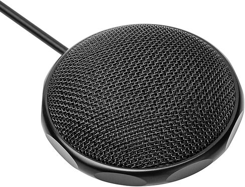 USB Condenser Microphone, Built in Sound Card Noise Cancelling Omnidirectional Cardioid Pickup, with USB Plug and Play, for PC Laptop Online Chat Video Conference Recording Games in Kuwait