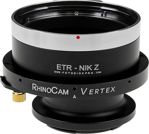 Fotodiox RhinoCam Vertex Rotating Stitching Adapter, Compatible with Bronica ETR Mount SLR Lens to Nikon Z-Mount Mirrorless Cameras, ETR-NKZ-RCV in Kuwait