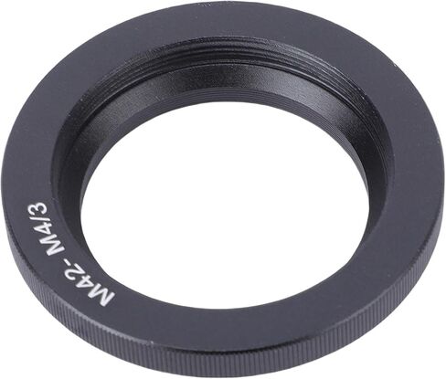 M42 to M43 Lens Adapter, Aluminum Alloy Ultra Slim 6mm Camera Mount Adapter with Focusing Tube Compatibility, for M43 Mirrorless Cameras in Kuwait