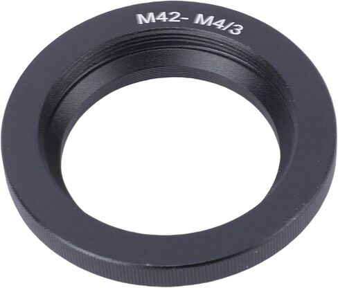 M42 to M43 Lens Adapter, Aluminum Alloy Ultra Slim 6mm Camera Mount Adapter with Focusing Tube Compatibility, for M43 Mirrorless Cameras in Kuwait