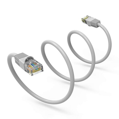 175Ft Cat6 UTP Ethernet Network Booted Cable Gray in Kuwait