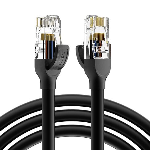 كابل إيثرنت BENFEI Cat 6 بطول 20 قدمًا، كابل شبكة 250 ميجاهرتز 10 جيجابت في الثانية، كابل RJ45 LAN لشبكة 10/100/1000/10000 ميجابت في الثانية، متوافق مع جهاز التوجيه والمودم ووحدة تحكم الألعاب وأجهزة البث والكمبيوتر المحمول والكمبيوتر الشخصي in Kuwait