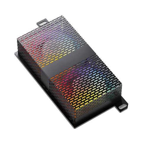تبريد نشط لمبرد DDR Ddr2 Ddr3 Ddr4 Ddr5 يعزز الأداء والاستقرار مروحة مزدوجة 50 مم مع غلاف ABS لرفع تردد التشغيل لمحطات العمل الاحترافية للألعاب in Kuwait