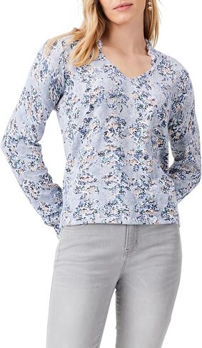 NIC+ZOE Women's Blue Reef Sweater in Saudi Arabia