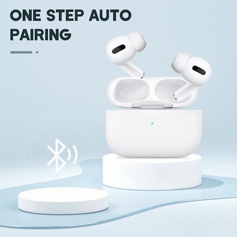 حافظة شحن لـ AirPods Pro الجيل الأول/الثاني، منفذ شاحن لـ Airpod Pro 2nd/1 علبة شاحن بديلة مدمجة 660 مللي أمبير في الساعة تدعم البطارية اللاسلكية والسلكية - بدون سماعات أذن (منفذ USB-C) in Kuwait
