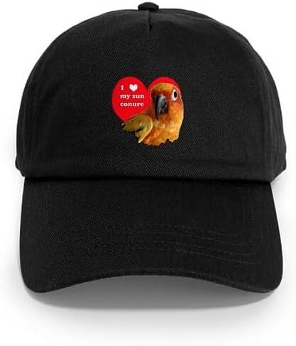 CafePress Sun Conure Love Cap Adjustable Baseball Cap in Saudi Arabia