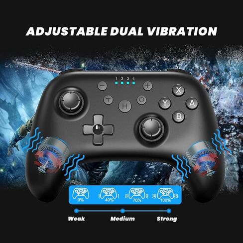 Wireless Switch Controller for Nintendo Switch/Lite/OLED, Switch Controllers with NFC in Kuwait