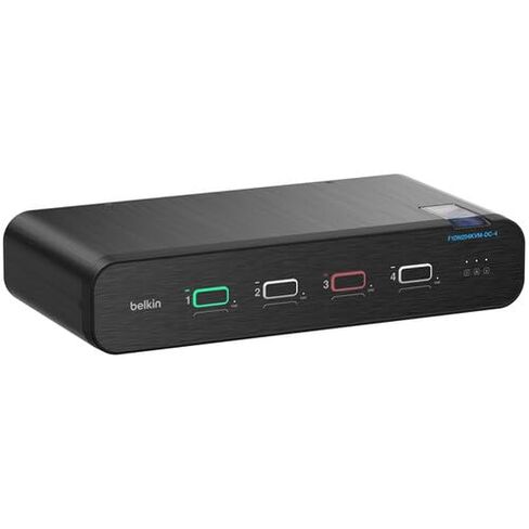 بلكين يونيفرسال 4 منافذ مزدوجة الرأس DisplayPort Secure KVM مع CAC in Kuwait