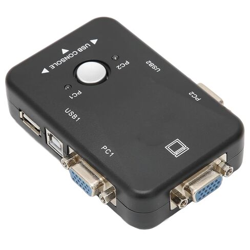 1920x1440 Dual USB 2.0 KVM سهل التوصيل والتشغيل لـ 98 98se 2000 Me، دعم الألعاب عبر الإنترنت in Kuwait