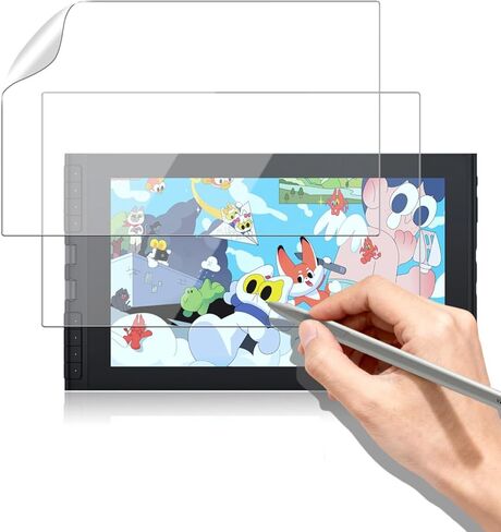 واقي شاشة ذو ملمس ورقي لجهاز XPPen Artist 12 3rd 11.9 بوصة للرسم اللوحي، فيلم PET غير لامع مضاد للوهج، مضاد لبصمات الأصابع ومقاوم للخدش للكتابة والرسم الطبيعي in Kuwait