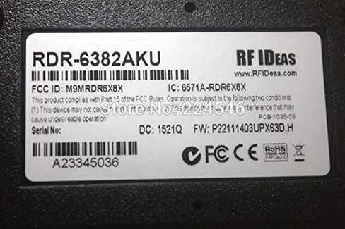 كابلات RDR-6382AKU لأفكار الترددات اللاسلكية pcProx Indala - PcProx 82 Series Indala 26 بت قارئ USB أسود - (طول الكابل: أخرى) in Kuwait