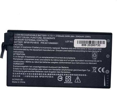 BP3S1P2100-S BP3S1P2100 Replacement Laptop Battery Compatible with Getac V110 V110C Series Rugged Notebook 441129000001 3ICP6/51/61-11.1V 24Wh in Kuwait