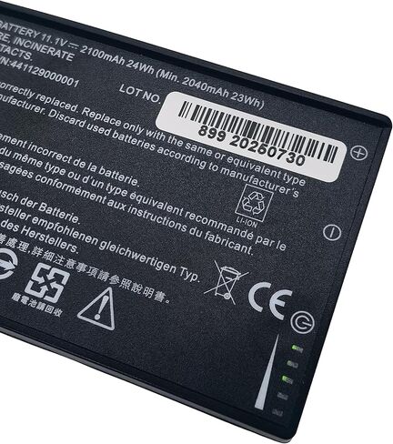 BP3S1P2100-S BP3S1P2100 Replacement Laptop Battery Compatible with Getac V110 V110C Series Rugged Notebook 441129000001 3ICP6/51/61-11.1V 24Wh in Kuwait