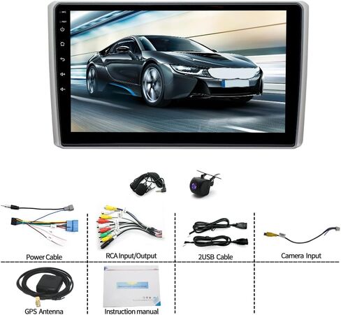 [4+64G] راديو سيارة لسيارة Honda Element 2003 2004 2005 2006 مع Carplay لاسلكي Android Auto Bluetooth شاشة تعمل باللمس ستيريو مع WiF/FM/GPS/SWC in Kuwait