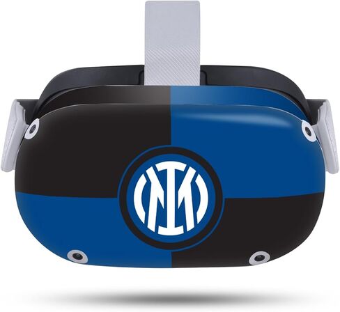 Head Case Designs Officially Licensed Inter Milan Flag Badge Vinyl Sticker Skin Decal Cover Compatible with Meta Quest 2 in Kuwait
