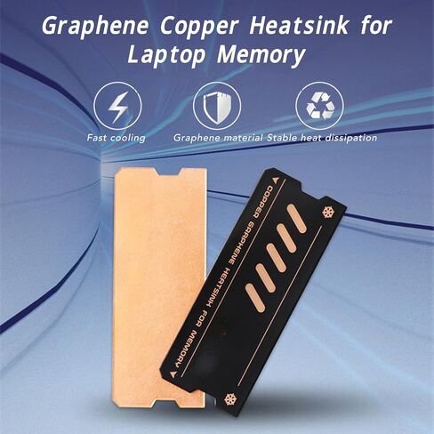Copper Graphene Memory Heatsink Rapid Heat Dissipation DDR4 DDR5 Cooler for Enhancing Gaming Experience in Kuwait