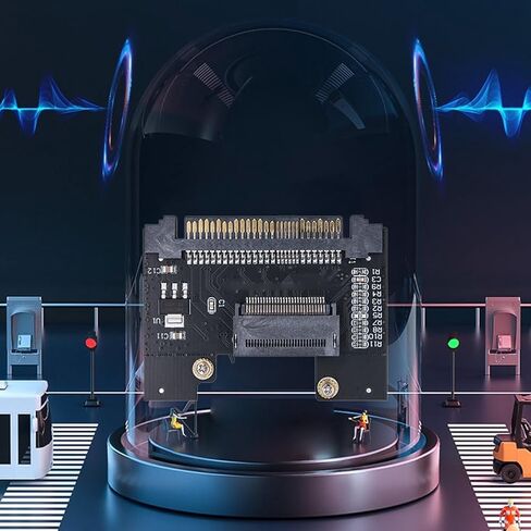 بطاقة محول SSD EDSFF E1S SSD GenZ PCIe إلى SFF-8639 U.2 بطاقة محول ملحقات الكمبيوتر للكمبيوتر المكتبي in Kuwait