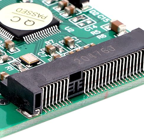 محول SUNGOOYUE mSATA إلى 44 Pin IDE، بطاقة محول Mini PCIe SSD 3.3 فولت لمحرك الأقراص الصلبة للكمبيوتر المحمول 1.8 بوصة، مع متوافق مع DOS Vista in Kuwait