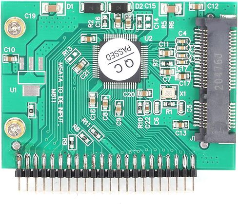 محول SUNGOOYUE mSATA إلى 44 Pin IDE، بطاقة محول Mini PCIe SSD 3.3 فولت لمحرك الأقراص الصلبة للكمبيوتر المحمول 1.8 بوصة، مع متوافق مع DOS Vista in Kuwait