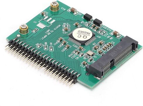 محول SUNGOOYUE mSATA إلى 44 Pin IDE، بطاقة محول Mini PCIe SSD 3.3 فولت لمحرك الأقراص الصلبة للكمبيوتر المحمول 1.8 بوصة، مع متوافق مع DOS Vista in Kuwait