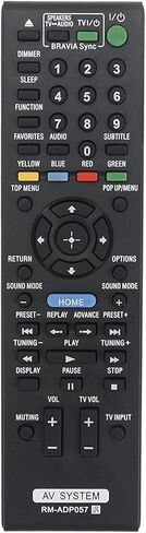جهاز تحكم عن بعد بديل RM-ADP057 مناسب لمشغل أقراص DVD Sony Blu-Ray BDV-E280 BDV-E580 BDV-E880 BDV-E980 BDV-T28 BDV-T58 HBD-E280 BDVE280 BDVT28 BDVE980 BDVE880 BDVT58 BDVE580 in Kuwait