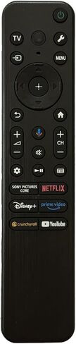 استبدال جهاز التحكم عن بعد الصوتي RMF-TX920U لتلفزيون Sony BRAVIA الذكي 2023-2025 K-55S20M2 K-65S20M2 K-75S20M2 K-55XR50 K-65XR50 K-75XR50 K-85XR50 K-55XR80 K-65XR80 K-77XR80 K-55XR80M2 K-65XR80M2 in Kuwait
