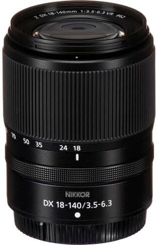 كاميرا Nikon Z50 II صغيرة الحجم خفيفة الوزن وغير مزودة بمرآة مع مجموعة عدسات مقاس 18-140 مم f/3.5-6.3 (NIZ5021814LK) + بطاقة ذاكرة سعة 64 جيجابايت + بطارية EN-EL25 + برنامج صور + عدسة مقربة مقاس 62 مم + المزيد in Kuwait