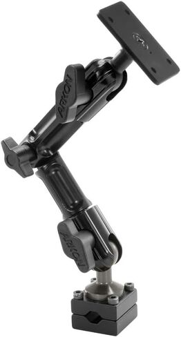 ARKON Mounts Heavy Duty Aluminum Car Headrest Mount with 4-Hole AMPS Head in Kuwait