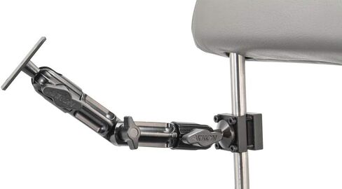 ARKON Mounts Heavy Duty Aluminum Car Headrest Mount with 4-Hole AMPS Head in Kuwait