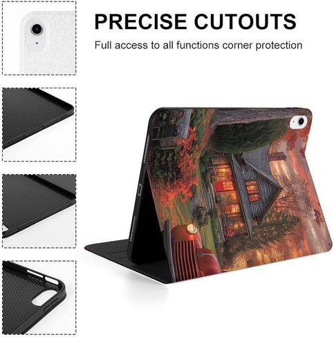 Cabins-Truck Lake Slim Fit Tablet Case Protective Stand Cover Shell Compatible with iPad 10代 (10.9in) in Kuwait