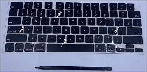 استبدال أغطية مفاتيح لوحة المفاتيح الأمريكية ewkft لجهاز MacBook Air M2 M3 M4 Retina 13 بوصة A2681 A3113 A3240، لجهاز MacBook Air 15 بوصة M2 M3 M4 A2941 A3114 A3241 كمبيوتر محمول 2022-2025 سنة (منتصف الليل) in Kuwait