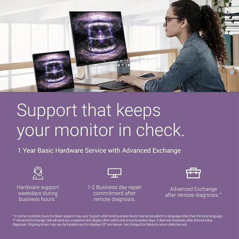 شاشة Dell مقاس 24 بوصة عالية الدقة بالكامل، لوحة IPS بدقة 1920 × 1080، معدل تحديث 144 هرتز، 1 مللي ثانية MPRT، AMD FreeSync للألعاب السلسة، HDMI مزدوج، قابل للتعديل للإمالة، قابل للتركيب على VESA، للعمل/المنزل in Kuwait