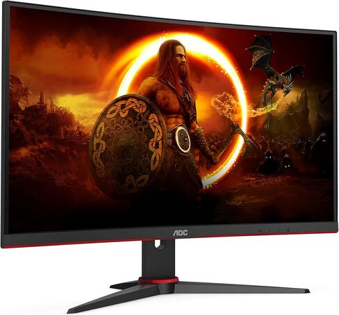 AOC - شاشات 23.6 VA 1920X1080 165 هرتز 1MS C24G2AE 250CDM2 2HDMI 2DP VGA MM in Kuwait