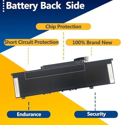 11.55V 51Wh/4195 BN03XL بطارية بديلة لسلسلة HP Envy 13 13-BA 13-AR 13-AY 15-ED 15M-ED 15T-ED 15-EU 15M-EU 15-EE 15M-EE 15Z-EE 15-ES 15T-ES in Kuwait