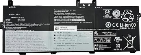 L20C3P71 Laptop Battery for Lenovo for ThinkPad X13 Yoga Gen 2 Gen 3 for ThinkPad P16 Gen 1 (21D6/21D7) Series L20M3P71 L20D3P71 L20L3P71 SB11A13106 SB11A13105 5B11A13108 5B11A13107 High performance in Kuwait