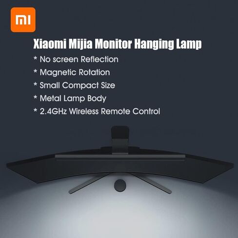 Xiaomi Mi Computer Monitor Light Bar, Screen Light Bar (270 Lumens, Adjustable Colour Temperature 2700-6500K, Colour Rendering Index RA95, No Reflective Glare, Easy Installation, Modern Design) in Kuwait
