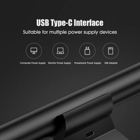 Xiaomi Mi Computer Monitor Light Bar, Screen Light Bar (270 Lumens, Adjustable Colour Temperature 2700-6500K, Colour Rendering Index RA95, No Reflective Glare, Easy Installation, Modern Design) in Kuwait