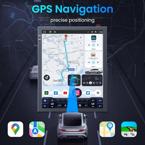 [8Core 4+64G] ترقية راديو السيارة Ford F150 2013 2014: شاشة لمس 12.1 بوصة ستيريو مع Carplay اللاسلكي Android Auto 5G WiFi GPS Navigation Bluetooth FM AM RDS SWC، كاميرا مجانية (تدعم ترقية OTA) in Kuwait