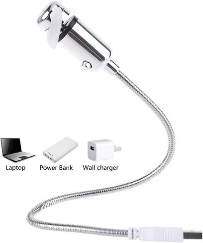 Flexible Usb Cooling Fan with Switch for Notebook Laptop Computer Portable Desk Fan Adjustable Metal Hose Silent Strong in Kuwait
