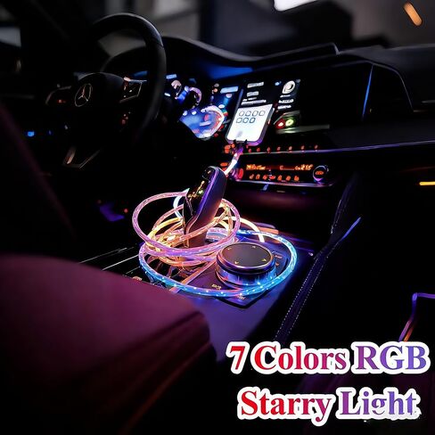 10FT Type C LED Light Up Charging Cable 66W Starry USB C to C Charger Lighted Fast Charging Cord RGB Flowing Light Up Charger Cord Compatible with iPhone 17/16/15/Samsung Galaxy S23 S22 More in Kuwait