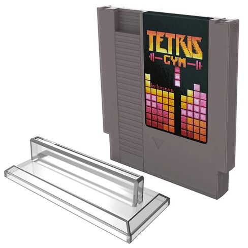 NES Game Cartridge Display Stand Compatible with Nintendo NES – 3mm Thick Clear Acrylic Holder for Retro Game Cartridge Display and Storage in Kuwait