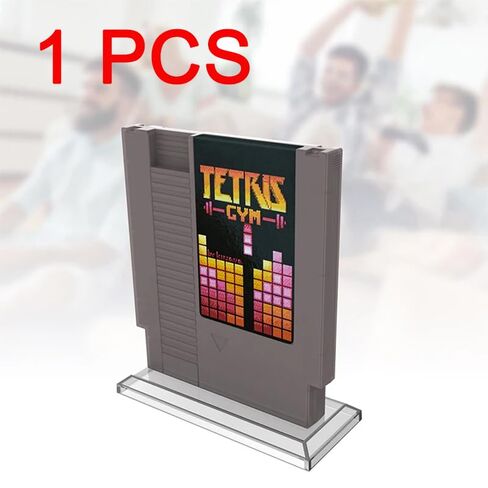 NES Game Cartridge Display Stand Compatible with Nintendo NES – 3mm Thick Clear Acrylic Holder for Retro Game Cartridge Display and Storage in Kuwait