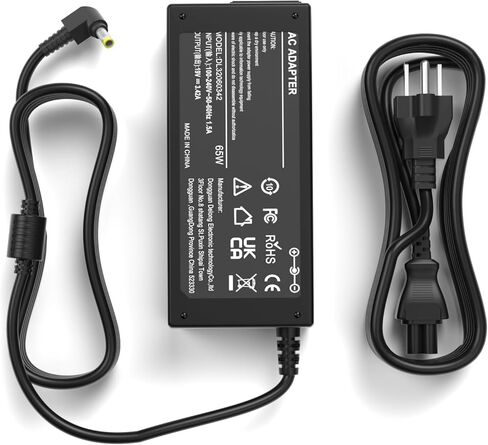 سلك طاقة شاشة 19 فولت متوافق مع سلك طاقة شاشة Asus 22 بوصة 23 بوصة 24 بوصة 25 بوصة 27 بوصة LED VX238H VX238H-W VX228 VX228H VX248 VG278Q VG278 VG279 VG279Q MX279H VX239H VX279H مزود الطاقة in Kuwait