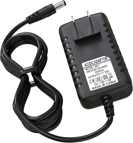 15V Charger Cord for Dewalt DXAEJ14 DXAEPS14 DXAEPS14CA 1600 1400 011-2070-4 Peak Cars Jump Starter Digital Air Compressor Portable Power Station AC Power Supply Charging Cable in Kuwait